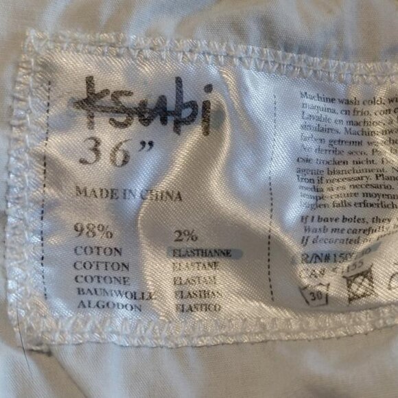 NWOT Ksubi Chitchi Kut Nimbus Button Front Jeans - Picture 2 of 6